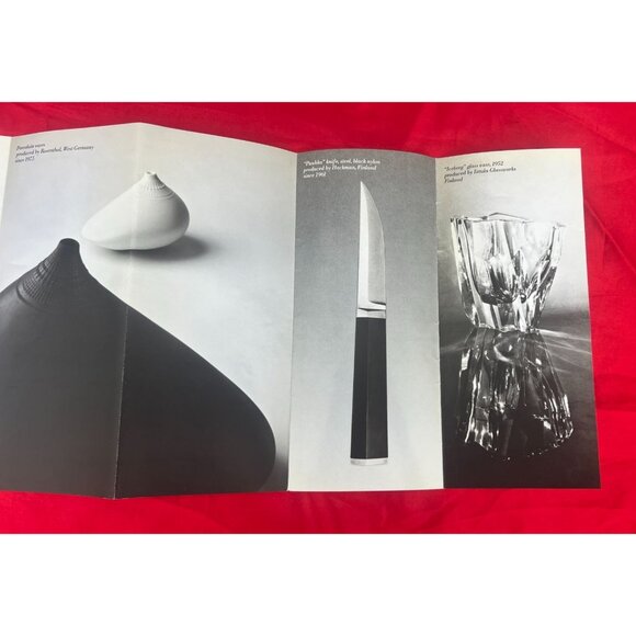 Tapio Wirkkala Exhibition Brochure IBM Gallery NY 1985 Finnish Modernist Design - Picture 8 of 8